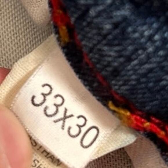 Jack Of Spades Men High Roller Stretch Jeans 33x30 Loose Straight On Trend - Picture 5 of 11